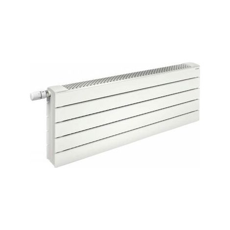 Acova – Radiateur chauffage central horizontal double à ailettes 594W – Acier – 110°C – Pression 4 bars – Raccordements multiples – VLXD037050 (1/4)