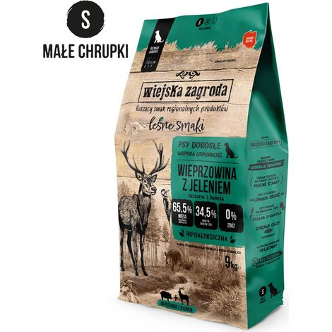 Wiejska Zagroda Sapori della Foresta Maiale con Patatine di Cervo S 9kg