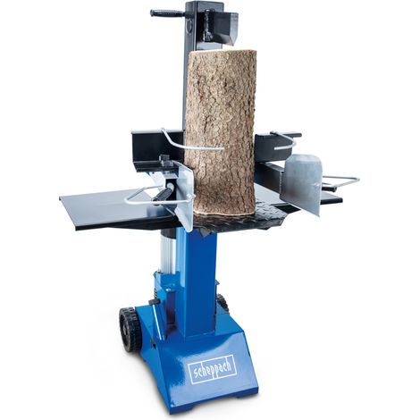 Scheppach Fendeur à bûches vertical HL810 - 3000 W / 230 V - Fendeur de bois hydraulique - Bâti en acier - Puissance de fendage 8 T - Course de fendage 550 m - Commande bi-manuelle