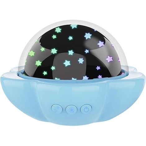 Proyector de luz nocturna infantil - Lámpara de proyección de dinosaurios - Ambiente para dormitorio - Pantallas con dos temas - 12 x 18 x 12 cm (1/5)