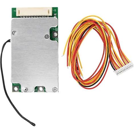 Carte de protection Li-ion 10S 36V 30A pour cellules Li-ion 18650, carte PCB BMS avec équilibrage pour onduleur de voiture électrique A (1/5)