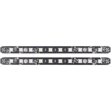 158 mm RGB-LED-Streifen (2 Stück) für VORON 0.1/0.2 3D-Drucker, mehrfarbige DC5V-Lichtleiste, flexibler Lichtstreifen, Werkstattbeleuchtung, Ersatzteilset, kompatibel mit den Modellen 0.1 und 0.2 (1/5)