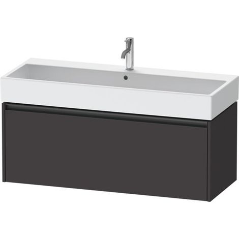 Duravit Ketho.2 Waschtischunterbau wandhängend, 1 Auszug, (1/2)