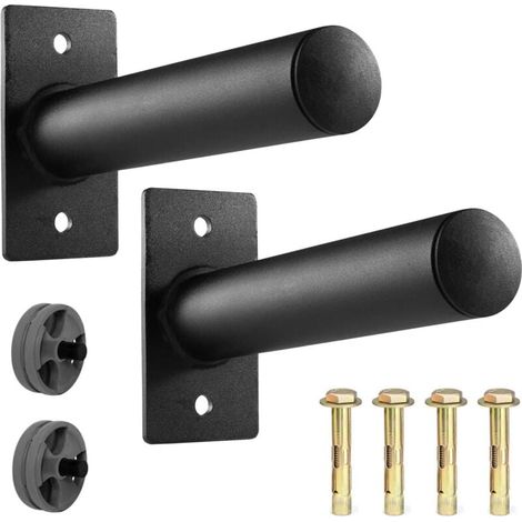 2-teilige Hantelscheibenhalterung, 50-mm-Hantelscheibenhalter, Wandhalterung für Hantelscheiben für Stadion, Fitnessstudio, Hantelscheibenaufbewahrung (1/4)