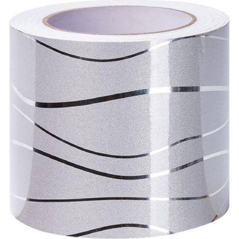 Frises Papier Peint Vague 20cm X 500cm Moulure Murale Autocollant Murals Adhesif Murale Plinthe Adhesive Pvc (1/3)
