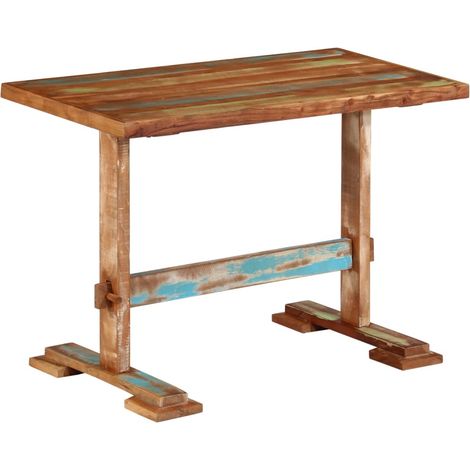 Esstisch 110x55x78 cm Altholz Massiv