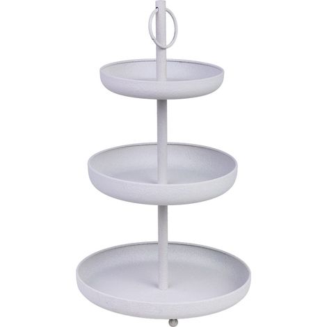 Bandeja de metal decorativa 30x30x50h cm (1/5)