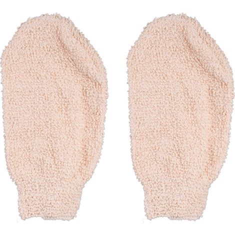 Gants de bain - Serviettes - Gants de bain exfoliants pour femmes et hommes - Brosse corporelle pour le bain (1/5)