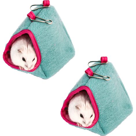 Maison Pour Hamster - Abri Doux En Peluche - Cachette Chaude Pour Rongeurs - Nid Confortable Pour Petit Animal - 1 Pièce (1/5)