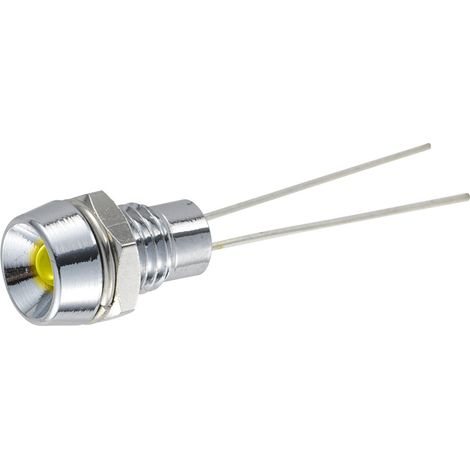 TRU COMPONENTS 1587948 LED-Signalleuchte Gelb     2.1 V  20 mA 40 mcd