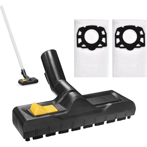 3 pièces pour brosse aspirateur karcher WD3 WD5 WD4 WD6, pour embout aspirateur karcher WD6 WD5 WD4 WD6 accessoires, rechange y compris les buses et les sacs à poussière (1/5)