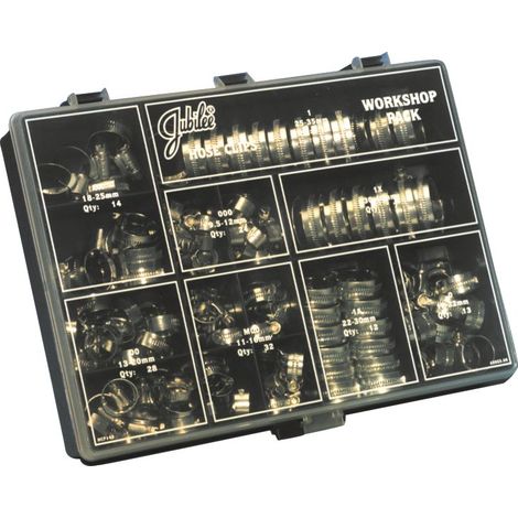 Set de 143 colliers de serrage Jubilee JUBOX143SS316 (1/4)