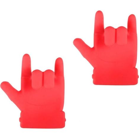 Lot de 2 Lève Couvercle Casserole en Silicone Anti DéVersement, Porte Cuillère Cuisine, Contre Les éclaboussures Support Ré (1/4)