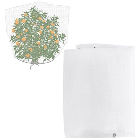 QORVA
-Sac de Protection en Filet pour Jardin – 1,8 x 2,1 m, pour Légumes, Fruits et Fleurs, Accessoire de Serre,de