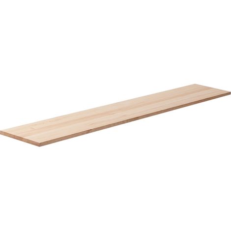 Tablero Bristol de Madera para Estante Crudo 30 x 80 x 1.8 cm (1/3)