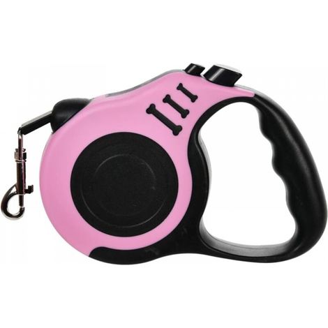 Laisse rétractable pour chien, tracteur télescopique automatique, ruban pour chien, ruban pour animaux de compagnie 16 pieds, durable et pratique, avec poignée antidérapante, convient aux chiens de pe (1/5)