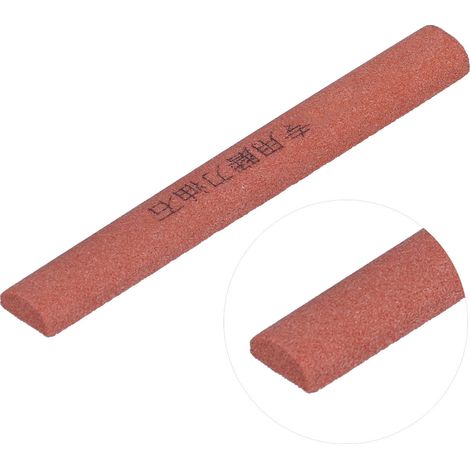 10 cm / 3,9 Zoll weißer Korund-Schleifstein, Messerschärfstein, Ölstein für die Küche (1/5)