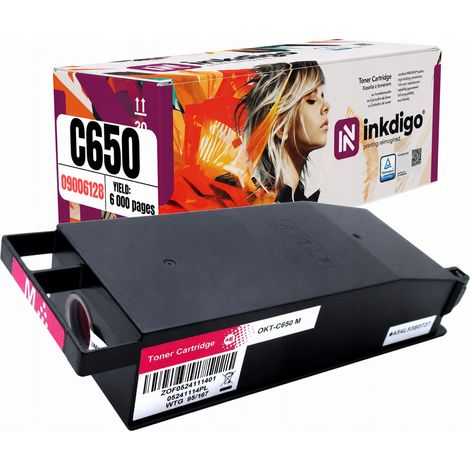 Toner Inkdigo 9006128 compatibile con OKI C650 C650dn, certificato TÜV. (1/5)