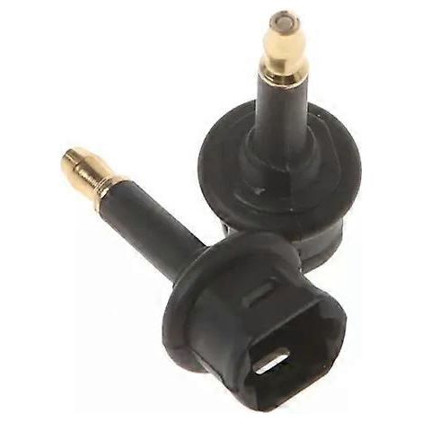Adaptateur optique numérique Toslink femelle vers mini-jack audio mâle 35 mm (2 pièces) - Conve-JXLGV (1/4)