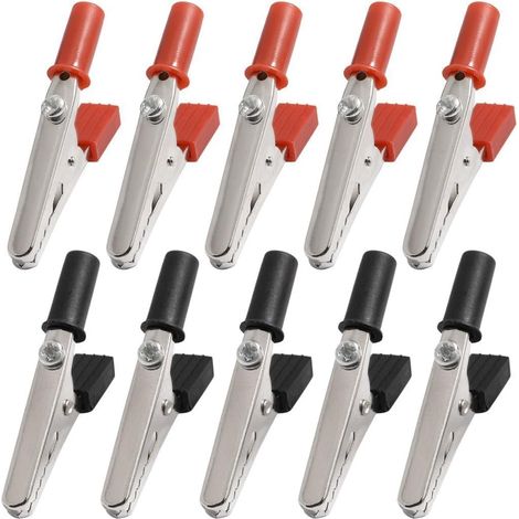 Jiajia AI, Plastic Handle Test Probe Metal Alligator Clips Wiring pour jardin, terrasse et extérieur (1/5)