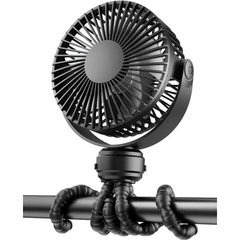 Ventilateur  Rechargeable  Petit à Pince Détachable (1/3)