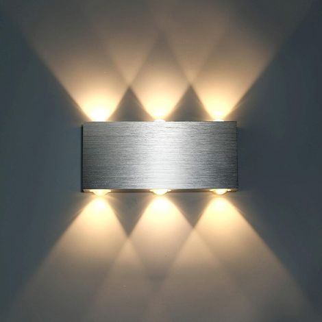 18-W-LED-Wandleuchte für den Innenbereich, quadratische Wandleuchte, dekorative Beleuchtung, warmweißes Licht (1/5)