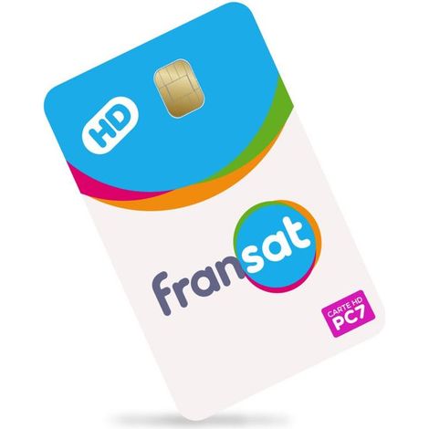 Carte FRANSAT HD PC7 RECONDITIONNE Valable 3 ans et demi Eutelsat 5W
