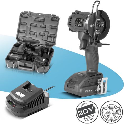 STAHLWERK Mini smerigliatrice angolare a batteria MAW-20 ST - Batteria da 2 Ah