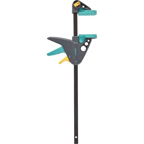 wolfcraft - Serre Joint à une main PRO M - Ouverture 300 mm. Saillie 65 mm - Force de serrage max. 90 kg - réf. 3457000 (1/5)