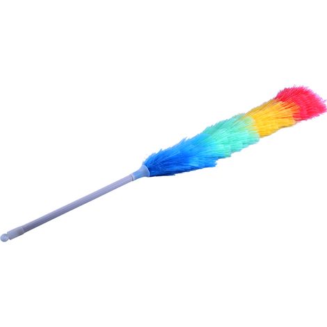 Plumeau magique doux, coloré, antistatique, avec long manche, neuf - Plumeau magique doux, coloré, antistatique, avec long manche, neuf (1/5)