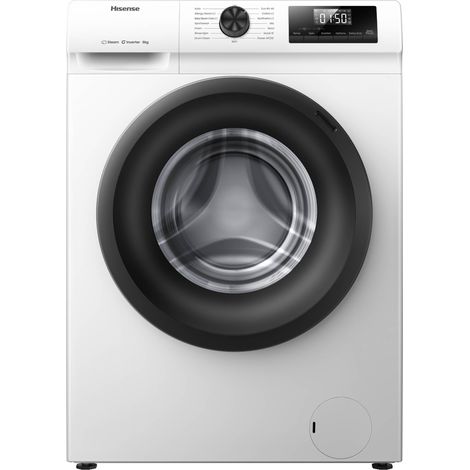 Frontlader Waschmaschine Hisense WF1Q8041BW weiß 8 kg 1400 Umdrehungen
