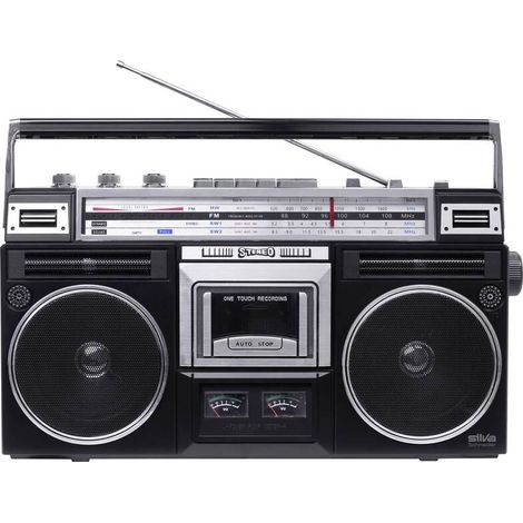 [GEBRAUCHT] B-Ware Silva Schneider Kassettenradio PCR 1980 UKW MW KW Bluetooth Aufnahmefunktion (1/2)