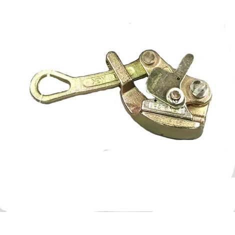 1 - Spannklemme - Drahtseil - Verzinkter legierter Stahl - Sichere Klemmung 4-22 mm - Telekommunikations- und Bauindustrie - Silber - 2 Tonnen (1/5)