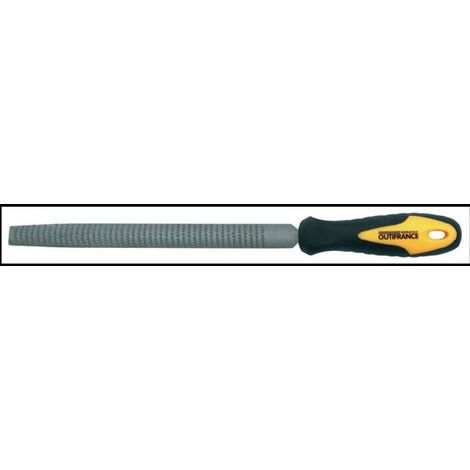 Escofina semicircular madera mango bimaterial 200 mm OUTIFRANCE