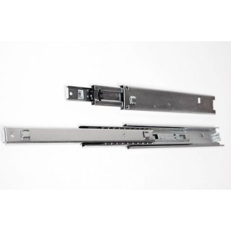 Rails glissière télescopique 2 pièces pour tiroir 300 mm