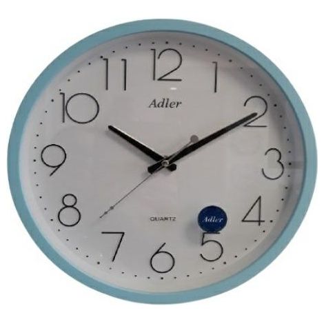 Horloge murale bleue PW-077
