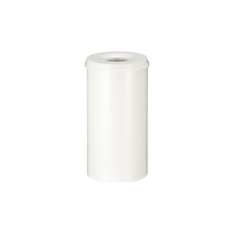 Papelera de seguridad acero autoextinguible capacidad 50 l