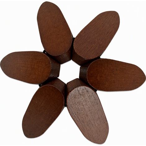Dessous de plat motif sapin de Noël en bambou décor saisonnier (1/5)