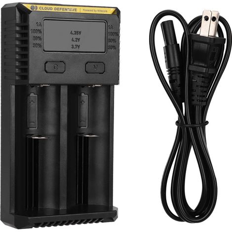 Universelles Akkuladegerät Intellicharger für NITECORE i2, US-Stecker, 110–240 V (1/5)