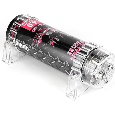 Condensateur de puissance 4 farads, affichage de tension par LED, amplificateur audio de voiture (1/5)