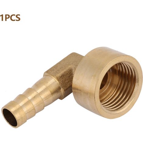 Raccord coudé femelle en laiton G1/2 pour tuyau, connecteur, adaptateur de joint (10 mm) (1/5)