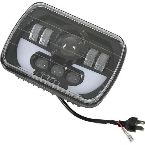 5x7 Zoll quadratischer LED-Scheinwerfer, 90 W, Fern- und Abblendlicht, IP67 wasserdicht, für Auto und Motorrad (1/5)