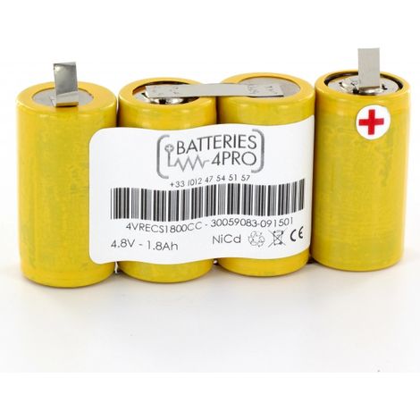 Batteria 4.8 v 1.8 Ah per Karcher K50 vuoto 6006-4