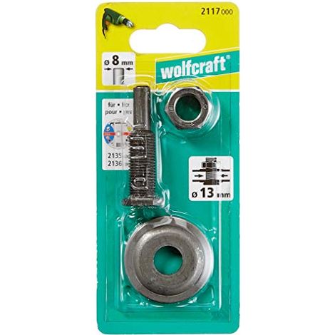 ALBERO ALBERINO FISSAGGIO UNIVERSALI WOLFCRAFT UNIVERSALE PER DISCHI (1/4)