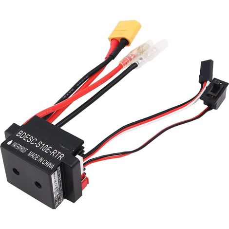 Contrôleur de vitesse électrique brossé ESC 320 A avec prise XT60 BEC sortie 5,6 V/2 A pour voiture télécommandée Monster Truck Crawler Truck RC bateau (1/5)