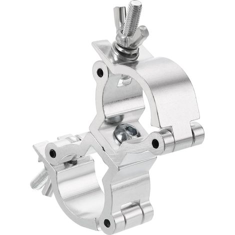 Pince de Poutre Légère,Collier de Serrage en Alliage d'Aluminium pour Tuyau de Projecteur de Scène 24-26mm,Charge Maximale de 6,8 kg (1/5)