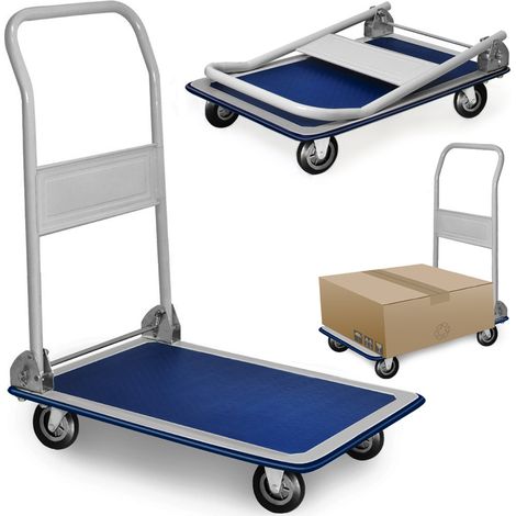 Kinzo Chariot à main Bleu H15xl50xL75cm (1/2)