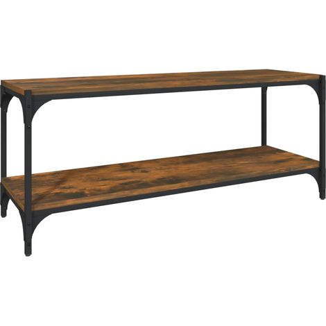 Maison Exclusive - TV-Schrank Räuchereiche 100x33x41 cm Holzwerks