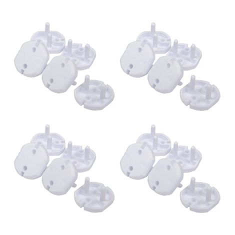 Protection Pour Prise Enfant - 20 Pièces - ABS Résistant Chaleur Choc - Blanc (1/5)