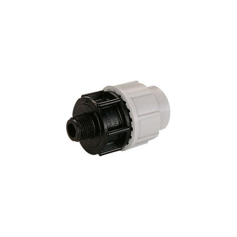 Plasson 63mm x 2" BSP Male Adaptor - MDPE Pipe Connector (1/3)